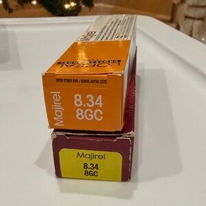2 tubes L'Oreal Majirel Hair Color Set 8.34